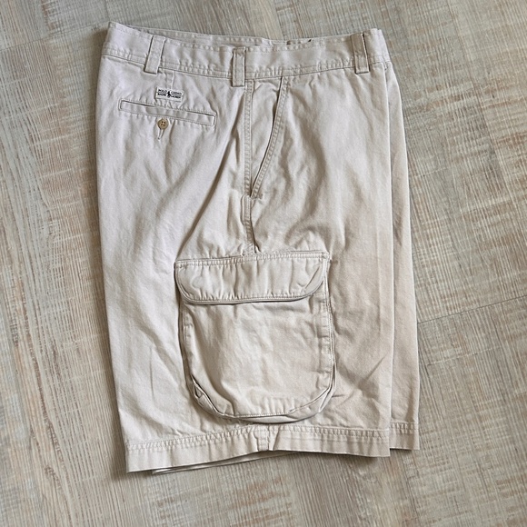 Polo Ralph Lauren Men's Shorts Size 36 9" inseam Gray Shorts Flat Front - Picture 1 of 6